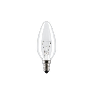 Ziarovka E14 40W sviečka číra