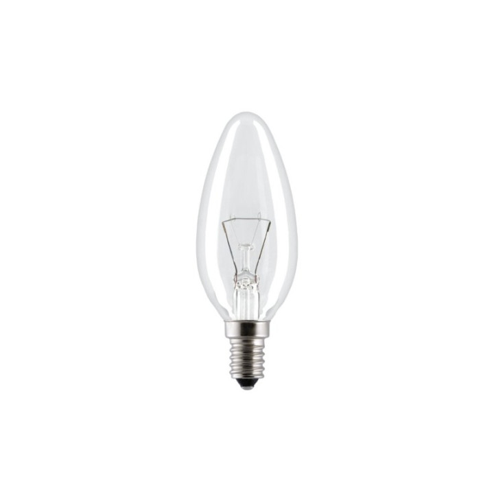 Ziarovka E14 40W sviečka číra