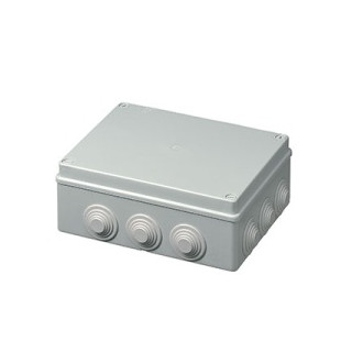 EC400C4 100x100x50mm rozbočovacia krabica s gum. vývodkami IP55