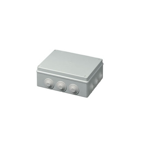 EC400C4 100x100x50mm rozbočovacia krabica s gum. vývodkami IP55