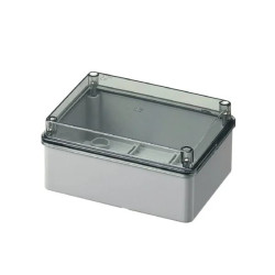 EC420C6 190x140x70mm rozbočovacia krab. s priehľadným vekom IP56