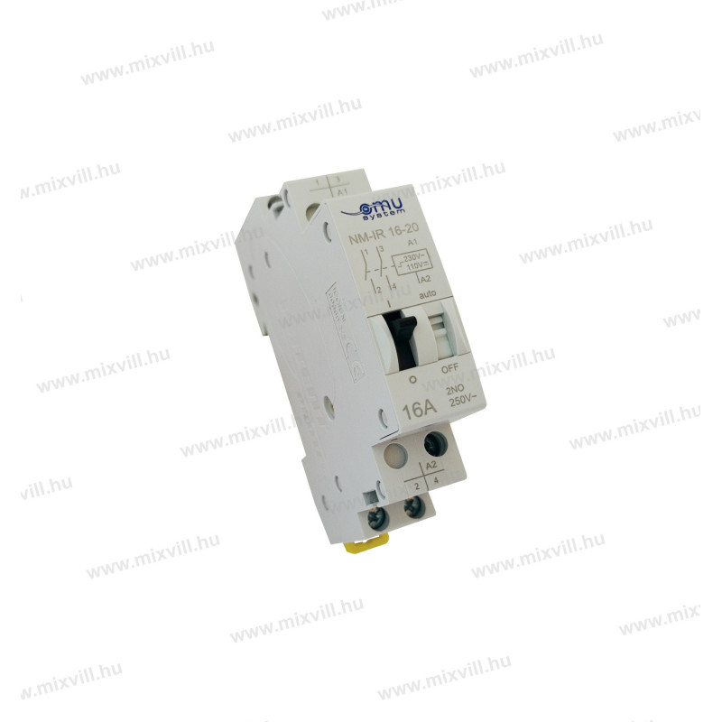 NM-IR impulzné relé 2no 16A 230V