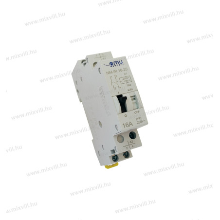 NM-IR impulzné relé 2no 16A 230V