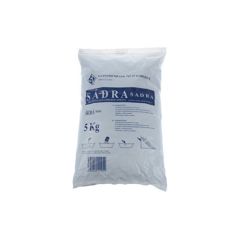 SADRA 5kg-balenie Sivá