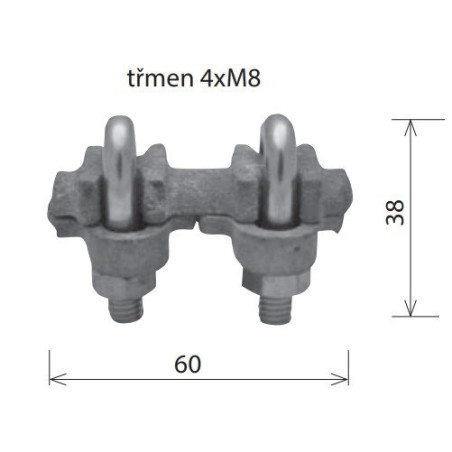 Hro.SZ SVORKA  litina skusobna D-10mm 20558 KB