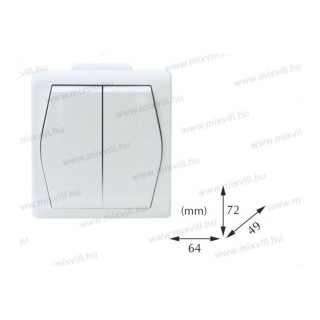 Alfa IP44 AV-105 vyp.č5 biely