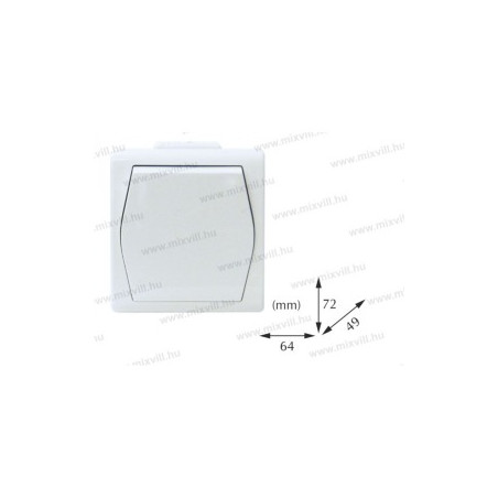 Alfa IP44 AV-107 vyp. č.7  Biela