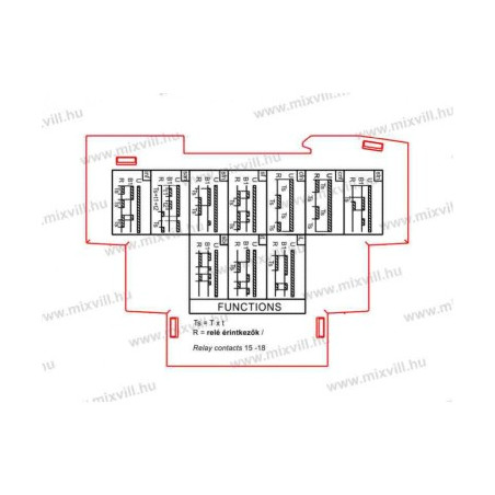 MFT-2 multifunkčné čas. 12-240V 16A AC/DC 10 funkcii