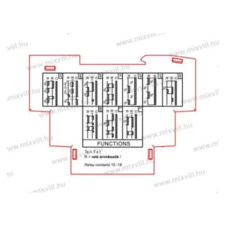 MFT-2 multifunkčné čas. 12-240V 16A AC/DC 10 funkcii