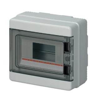 EC62008E 8mod IP65 nad omietku plastová skrinka