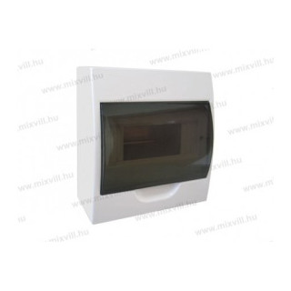 STI614 8 mod.rozvádzač na omietku dym IP40