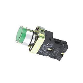 NG22-BW3361 zelené tlačidlo s kontrolkou