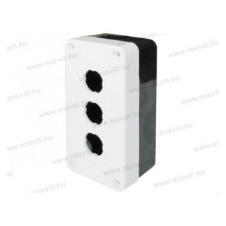 XAL-BE03 plastová krabica k spínačom IP65 sivá