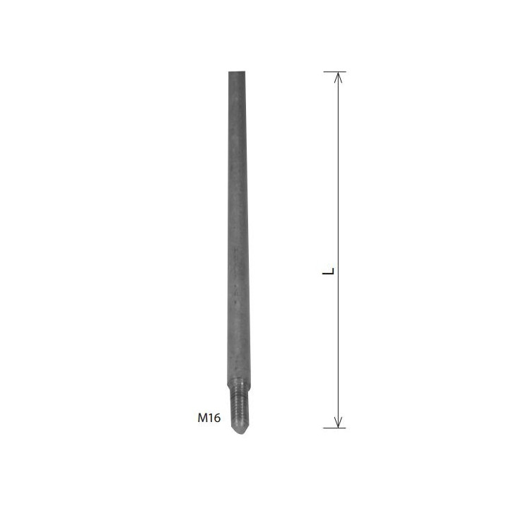 Hro.JP 20M16 +závit TYC ZN zvodova 2m 21470