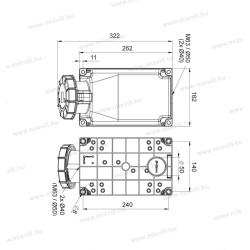 IRAV-1255 125A 5.pol. zás. nástenná 406626