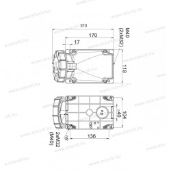 IRAV-635 63A 5.pol. zás. nástenná 406624 V