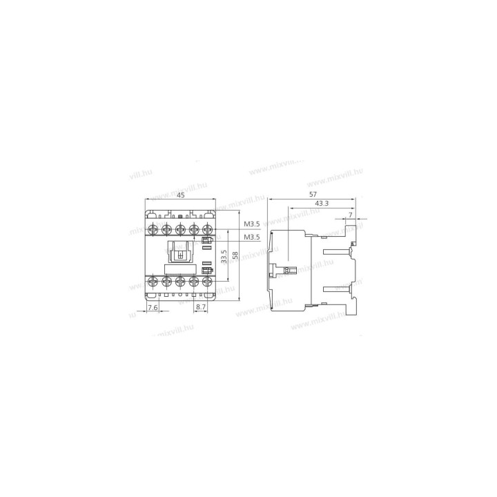 PMC-12M mini stykač 230V