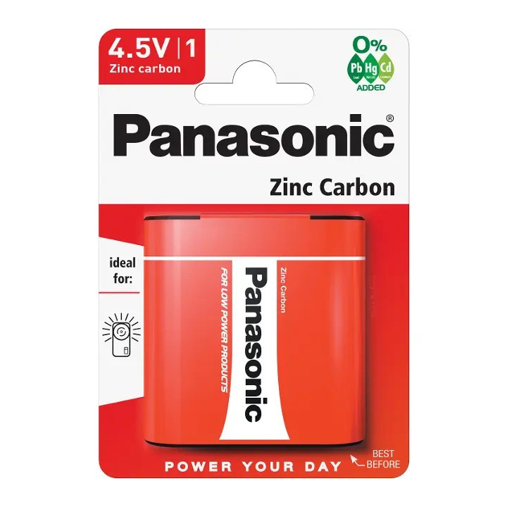 Bateria 3R12  4,5V Panasonic