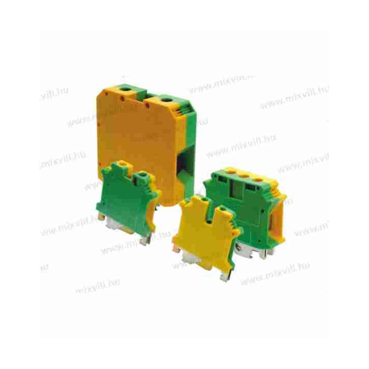 USLKG 10N radová svorka zeleno-žltá