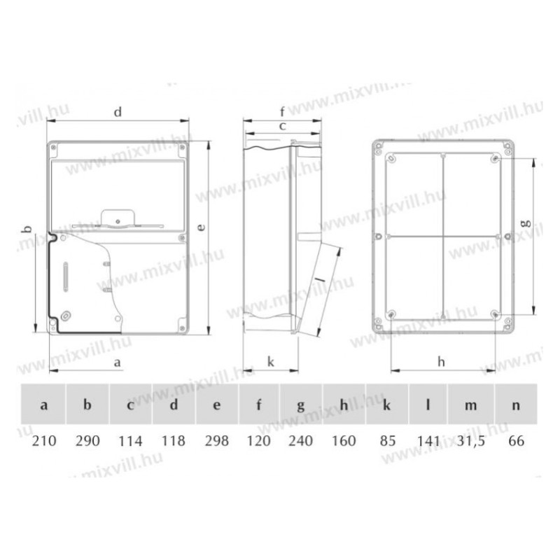 ELO 10/ S  rozvádzač IP66 10 mod.