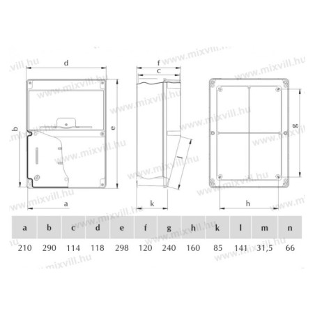 ELO 10/ S  rozvádzač IP66 10 mod.