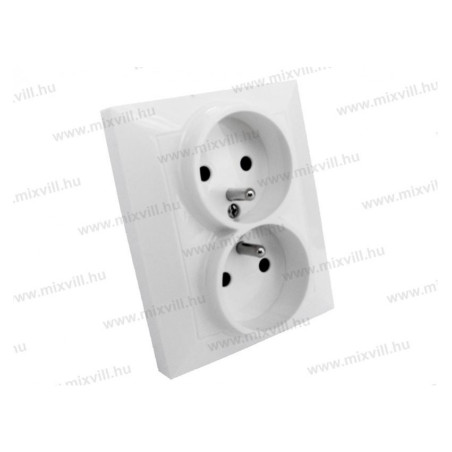 Neo cross EKO-2x2+F Bi dvojzásuvka