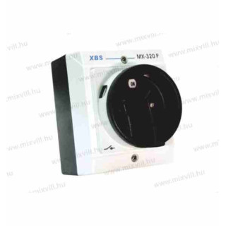 MX 332 P  3x32A  IP65 ON-OFF 3 polový v pl. krabici čierna páčka