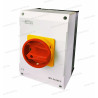 MX 3100 PY 3x100A  IP 65 ON-OFF 3pol.krabici žlto čer.páčka