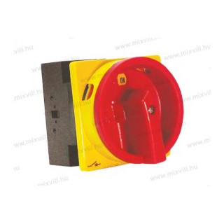 MX 325Y 3x25A 3pol.ON-OFF panelový vypínač žlto čer.páčka