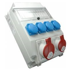 ROZV. ROS 11/x-61 1x32A/4P, 1x16A/4P,4x250V,11mod, IP54 SEZ DK