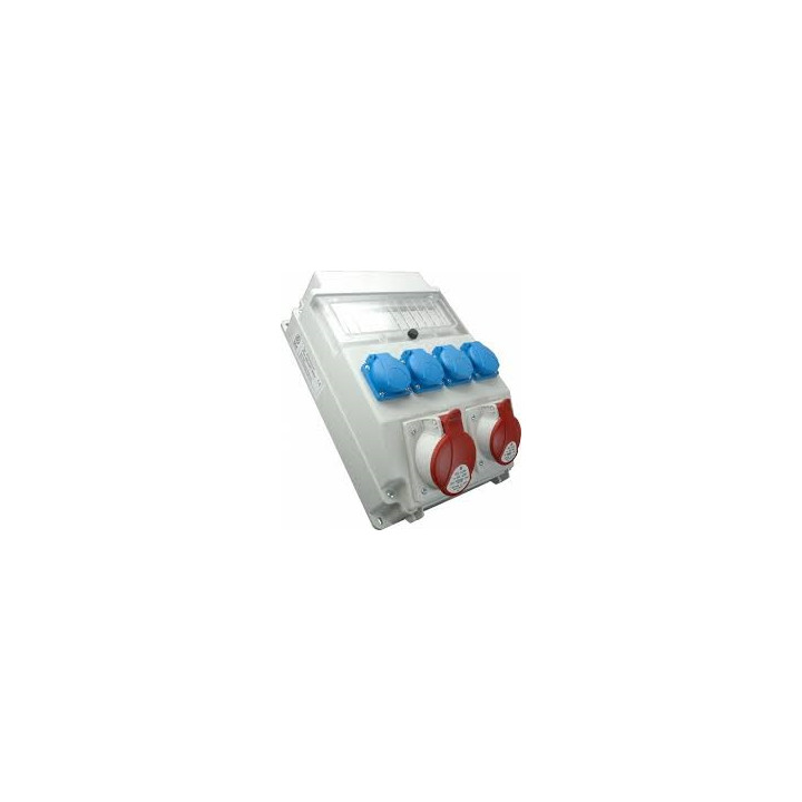 ROZV. ROS 11/x-61 1x32A/4P, 1x16A/4P,4x250V,11mod, IP54 SEZ DK