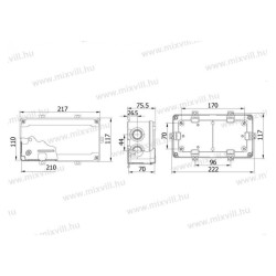 ELO 210A/1 210x110x70 IP67