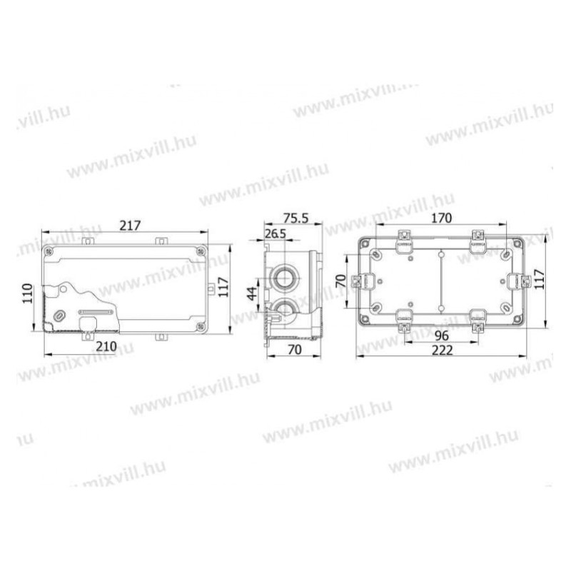 ELO 210A/1 210x110x70 IP67