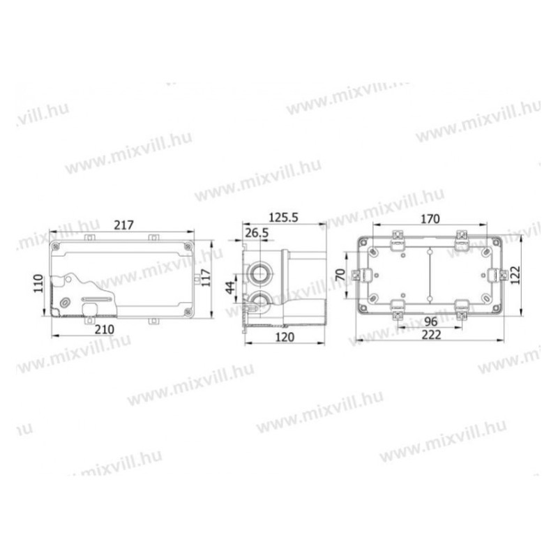 ELO 210AM/1 210x110x120 IP67
