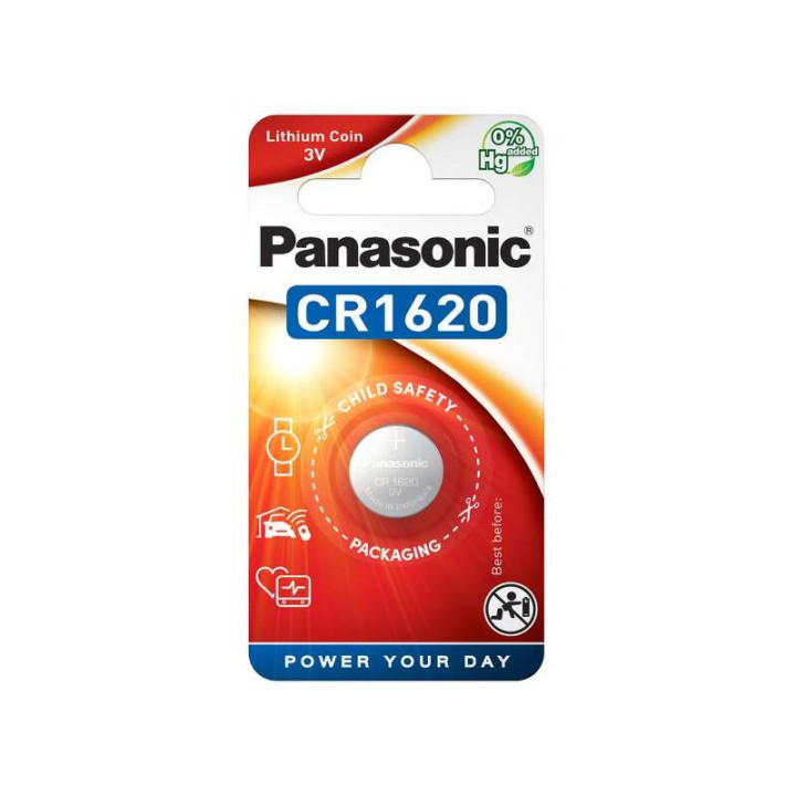 Bateria CR 1620/3V Pan./GP