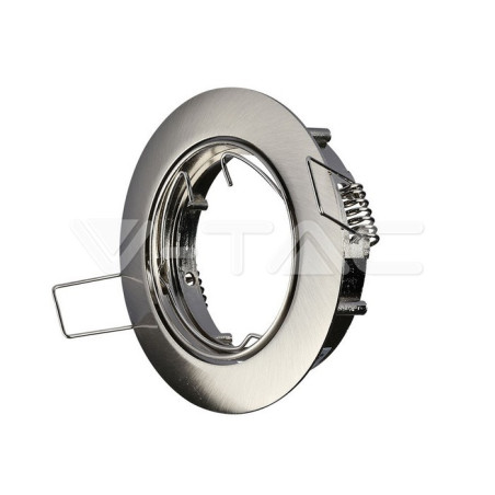 SKU3588 bodové svietidlo GU10, 74mm, chróm/satén,