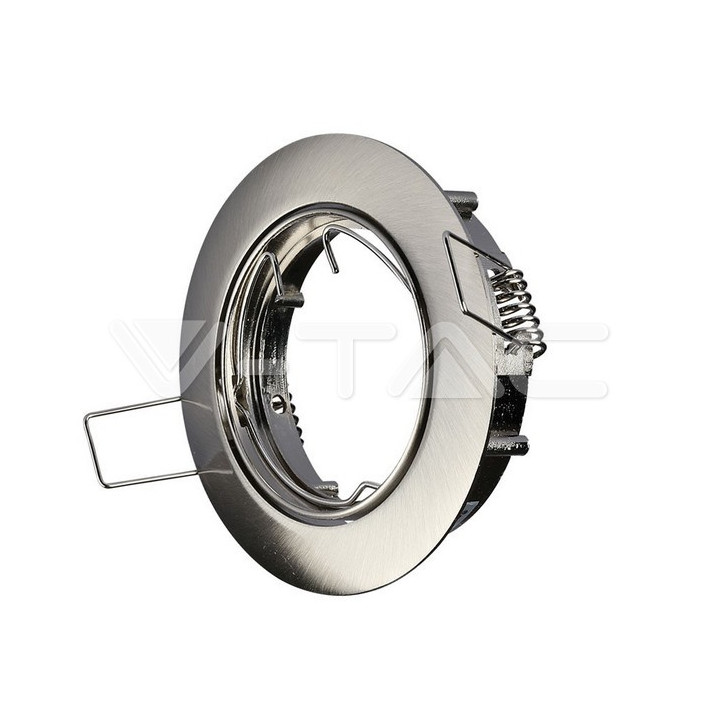 SKU3588 bodové svietidlo GU10, 74mm, chróm/satén,