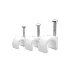 Príchytka H.7004A  6mm biela 100ks/bal