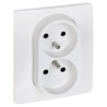 NIL 764533-ZÁS 2X2P+T 16A BIELA  Niloe