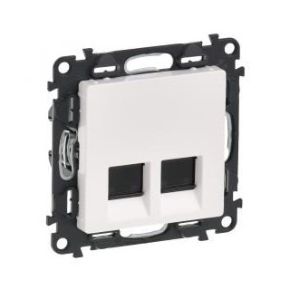 NIL 664776-ZÁS 2XRJ45, KAT.6, STP BIELA Niloe