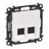 NIL 664776-ZÁS 2XRJ45, KAT.6, STP BIELA Niloe