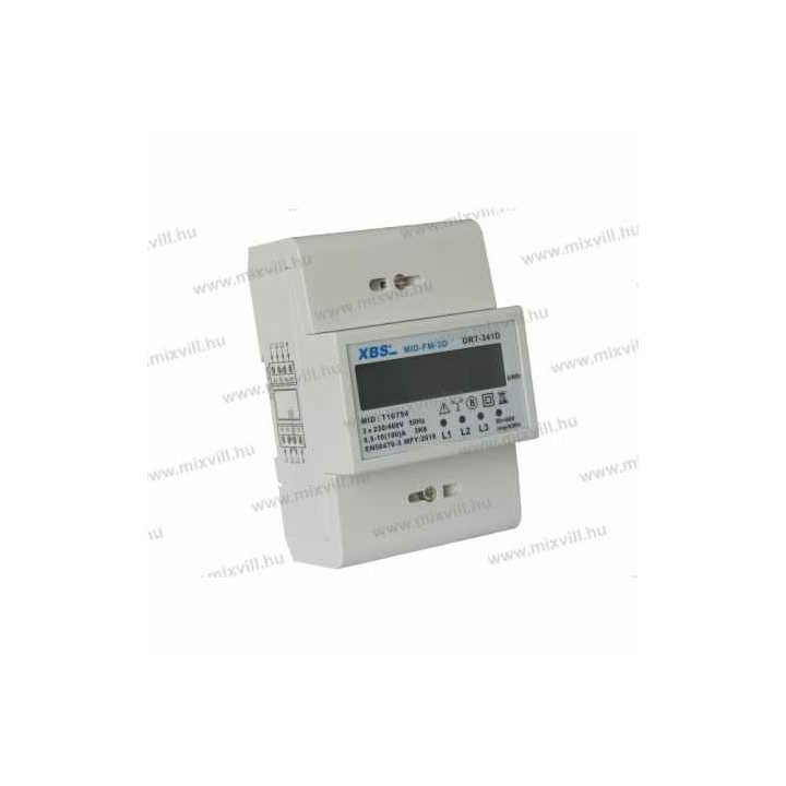 MID-SDM72  3x100A  ELS 3fázový el.digit elektromer 4mod.