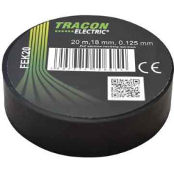 Tracon FEK20 čierna 20mx18mm izolačka