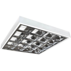 IN-RE418N-01 4x18W nad leštená s elektronockým predradníkom