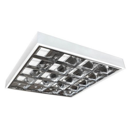 IN-RE418N-01 4x18W nad leštená s elektronockým predradníkom