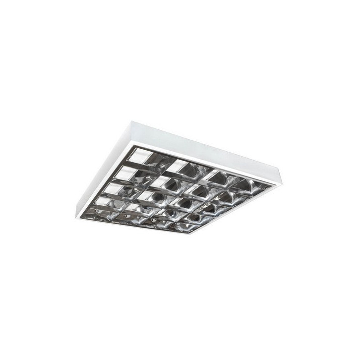 IN-RE418N-01 4x18W nad leštená s elektronockým predradníkom