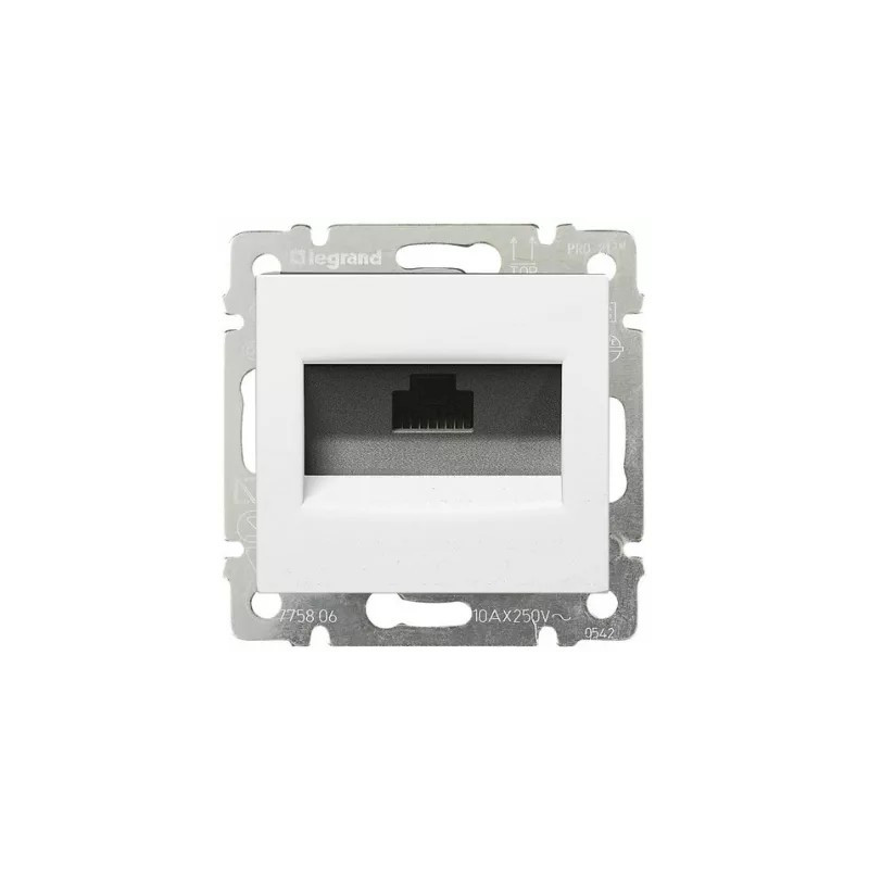 Va 774246 1xRJ45 UTP cat biela Valena