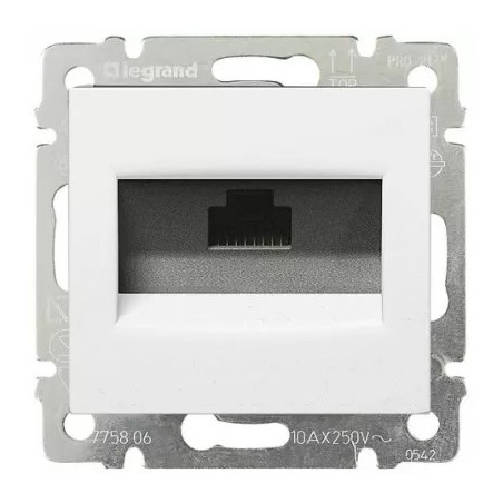 Va 774246 1xRJ45 UTP cat biela Valena