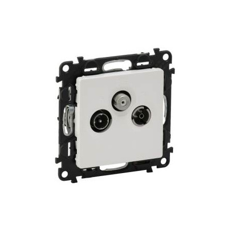 Val 753164 Zás.TV-R-SAT konc. biela Valena life