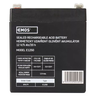 B9679 AKU 12V 5AH 6,3mm